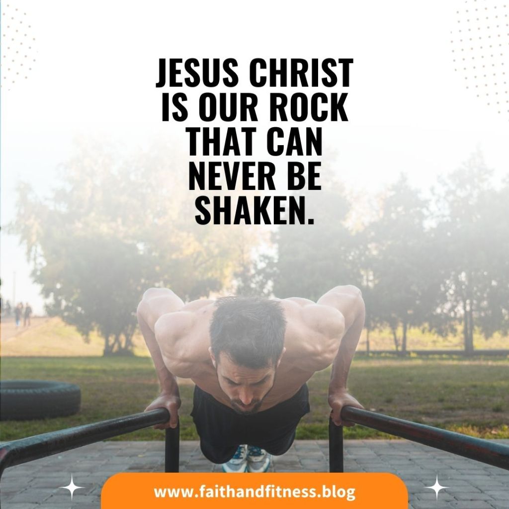 Quote by Bruce Coleman: "Jesus Christ is our Rock that can never be shaken."