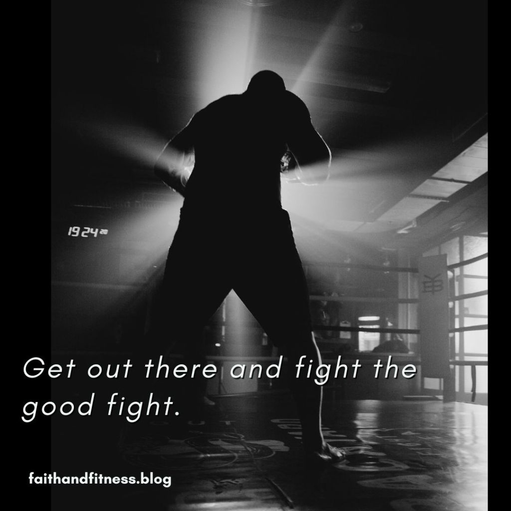Quote by Bruce Coleman: "Get out there and fight the good fight."