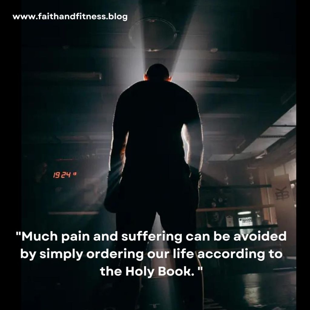 Quote by Bruce Coleman: "Much pain and suffering can be avoided by simply ordering our life according to the Holy Book."