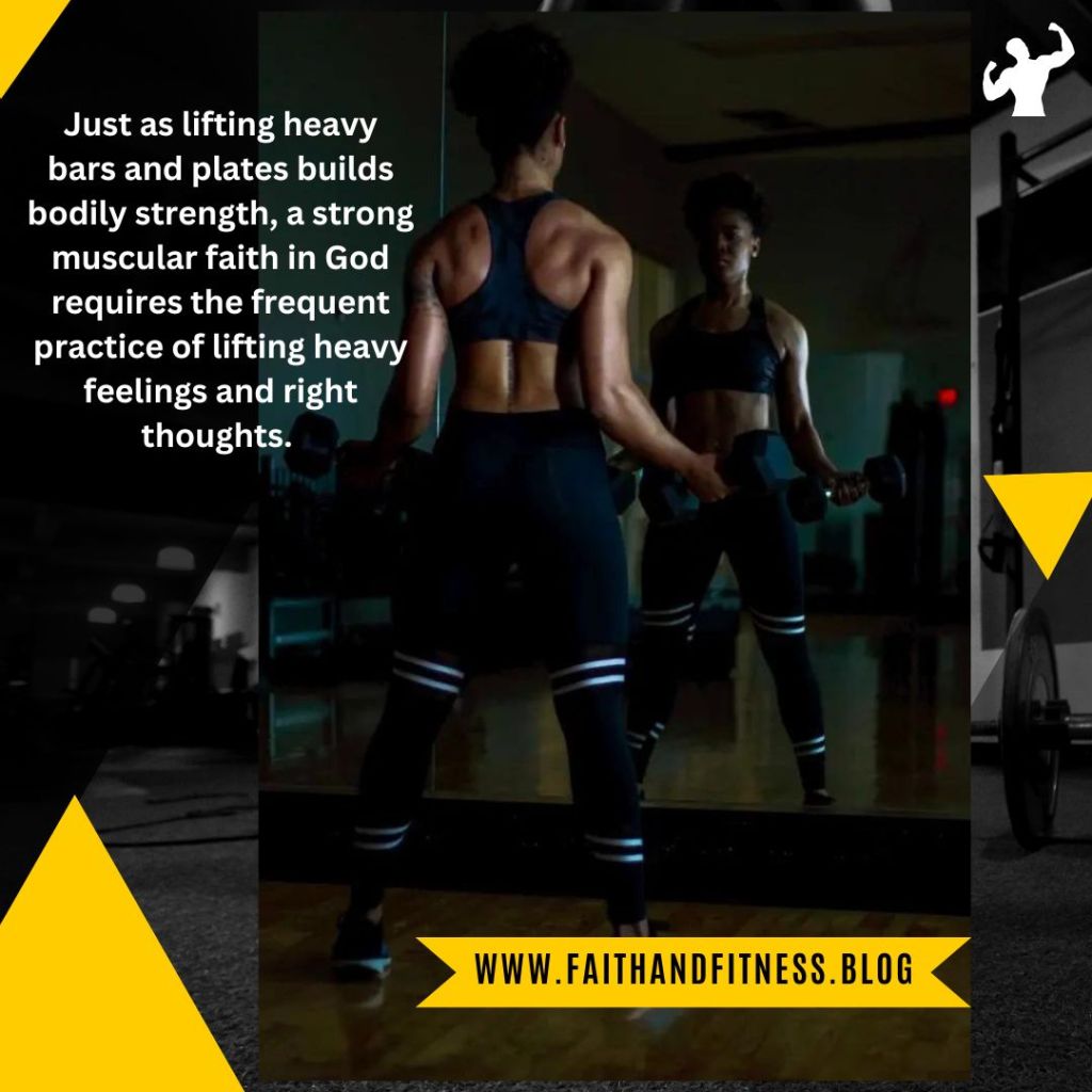 Quote by Bruce Coleman: "Just as lifting heavy bars and plates builds bodily strength, a strong muscular faith in God requires the frequent practice of lifting heavy feelings and right thoughts."