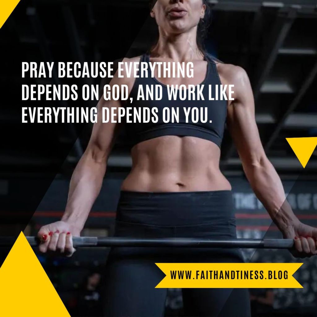 Quote by Bruce Coleman: "Pray because everything depends on God, and work like everything depends on you."