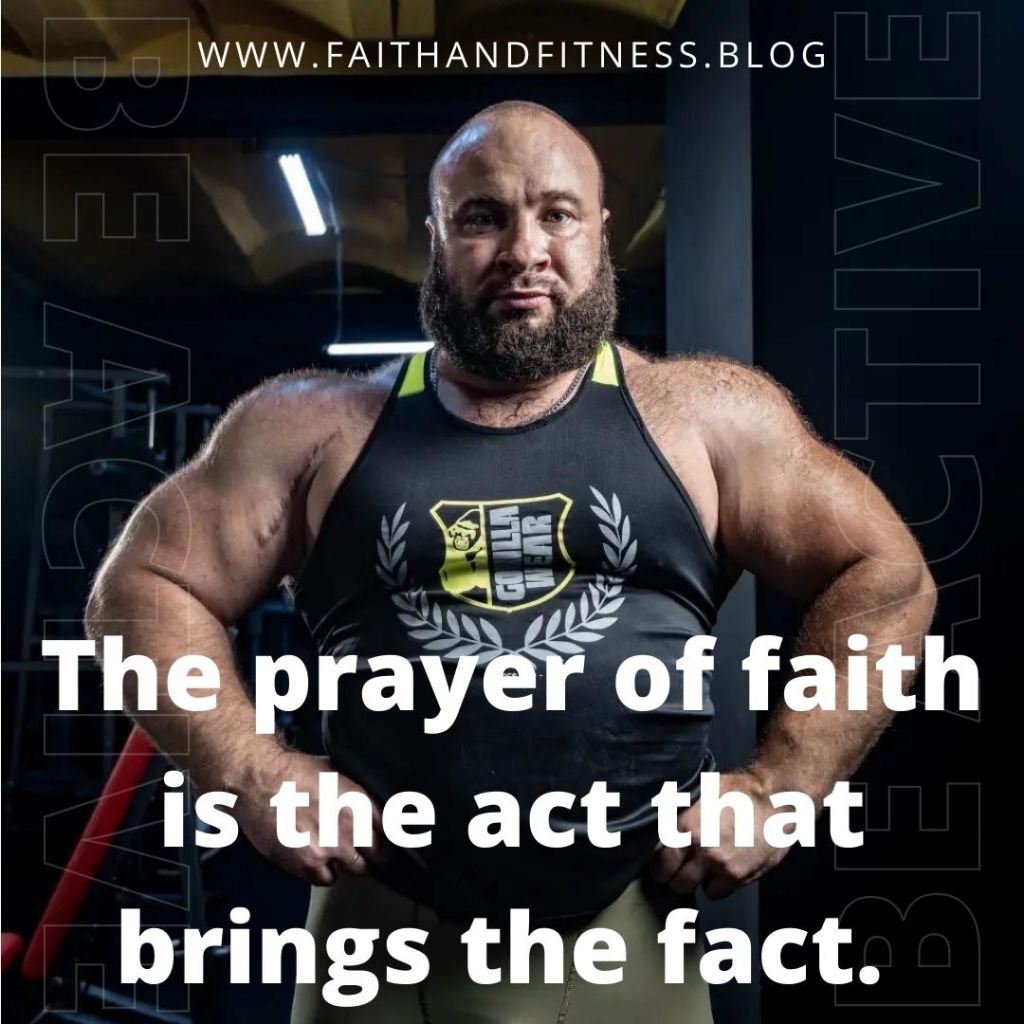 Quote by Bruce Coleman: "The prayer of faith is the act that brings the fact."