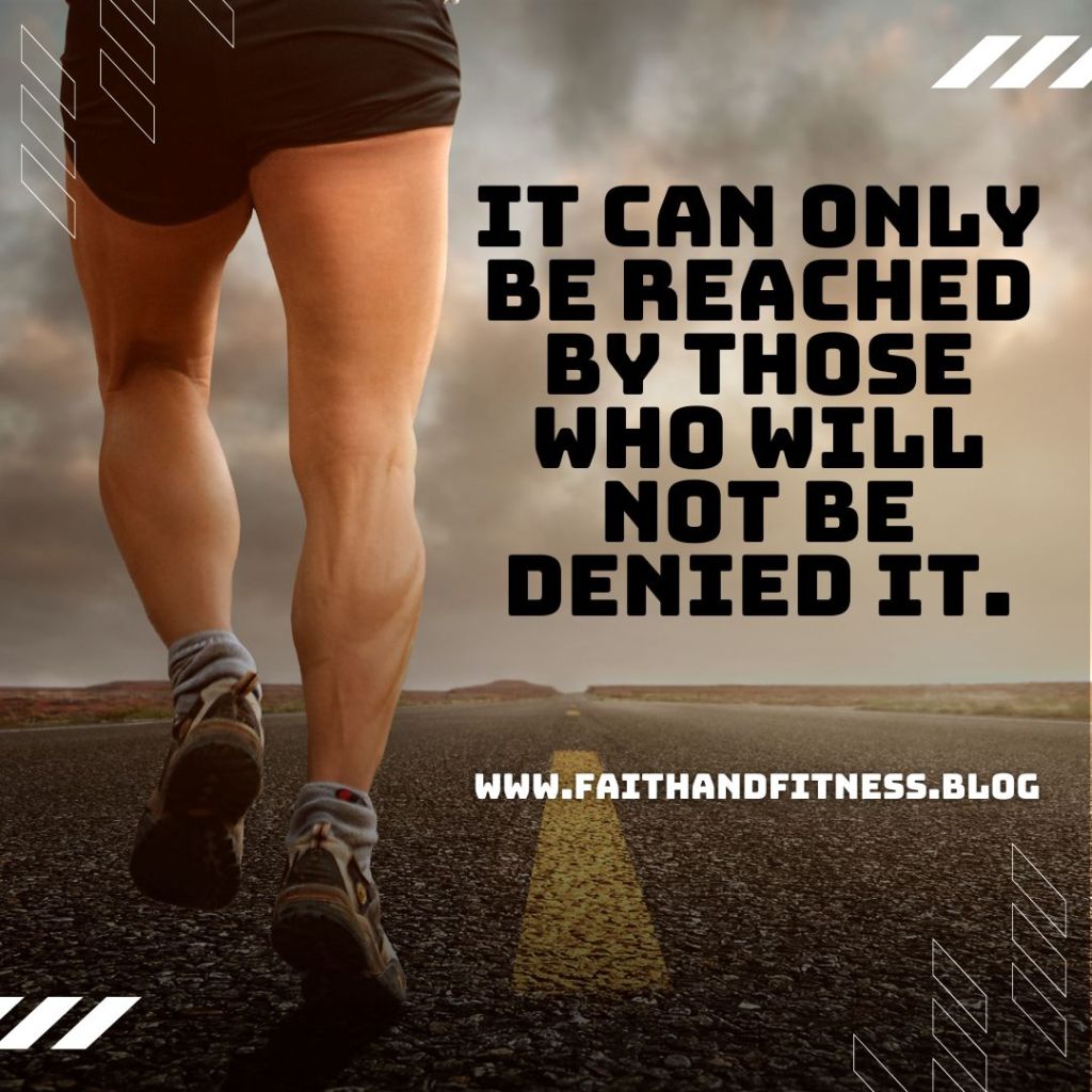 Quote by Bruce Coleman: "It can only be reached by those who will not be denied it."