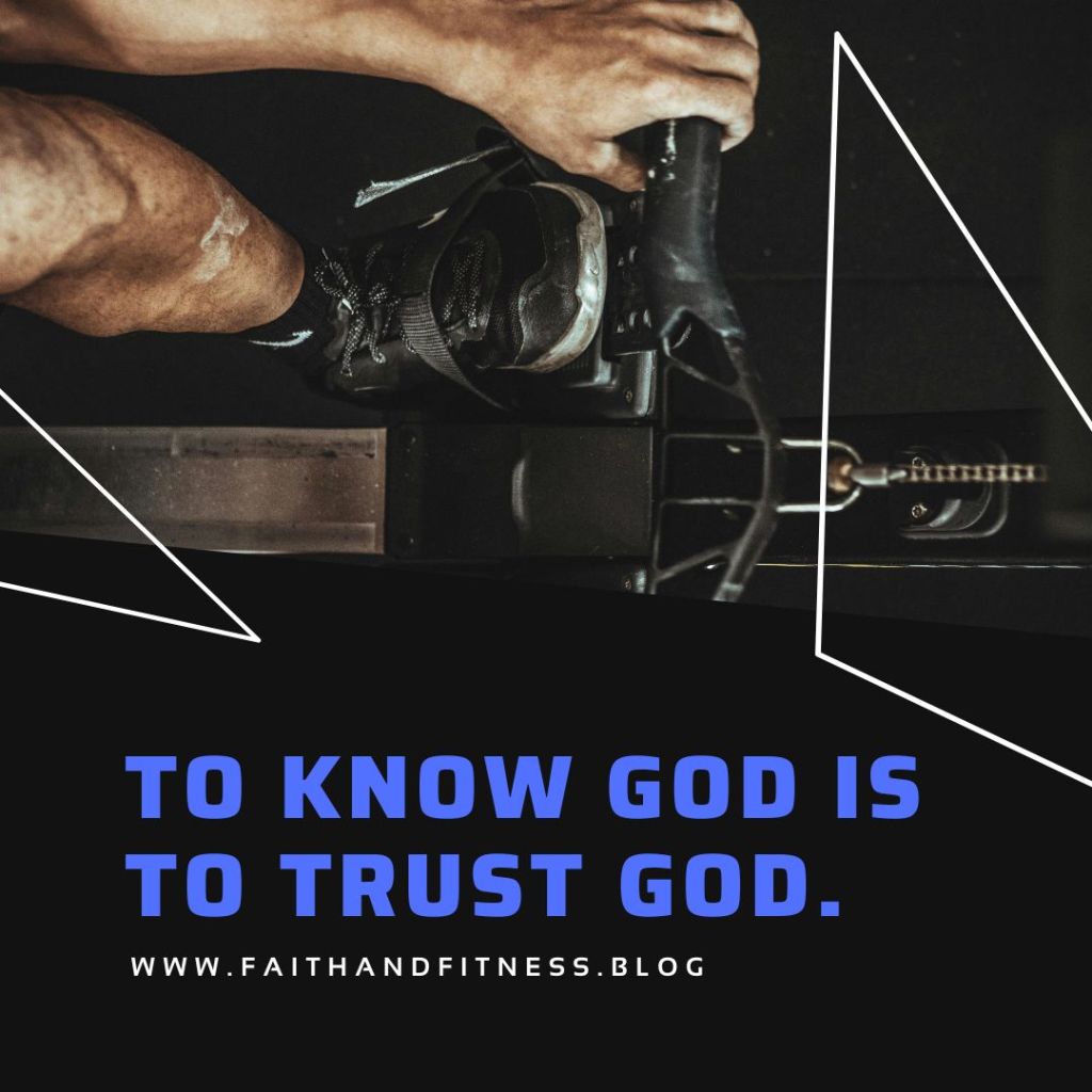Quote by Bruce Coleman: "To know God is to trust God."